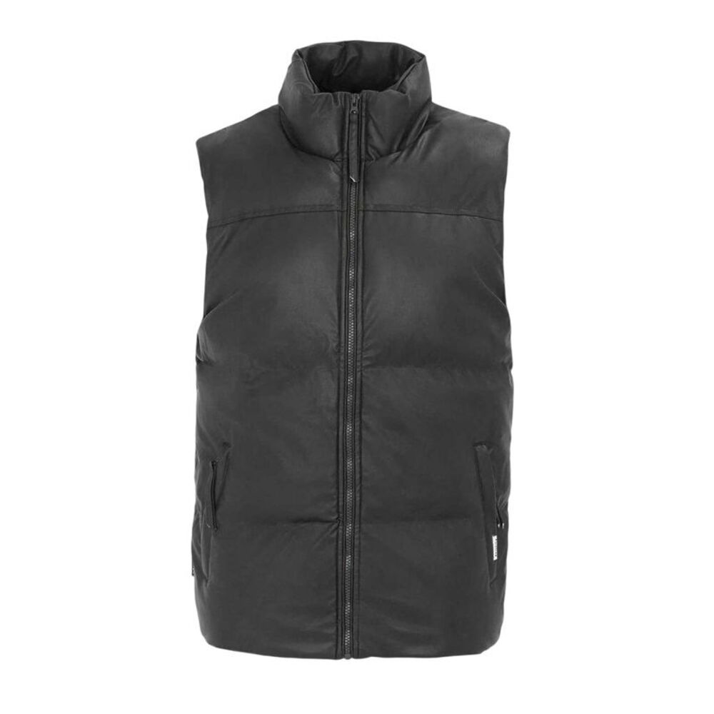 Firetrap Mens PU Padded Vest / Black